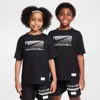 Nike Multi Big Kids' (boys') Dri-fit Short-sleeve Top In Black