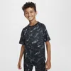 Nike Multi Big Kids' (boys') Dri-fit Short-sleeve Top In Black