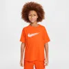 Nike Multi Big Kids' (boys') Dri-fit Short-sleeve Top In Orange
