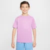 Nike Multi Big Kids' Dri-fit Short-sleeve Top In Purple