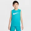 Nike Multi Big Kids' (boys') Dri-fit Sleeveless Shirt In Green