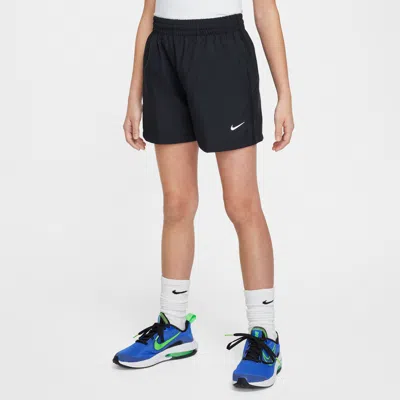 Nike Multi Big Kids' Dri-fit 4" Woven Shorts In Black