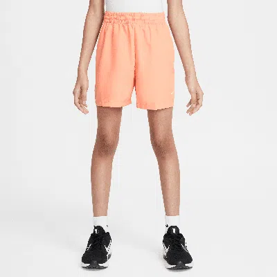 Nike Multi Big Kids' Dri-fit 4" Woven Shorts In Orange