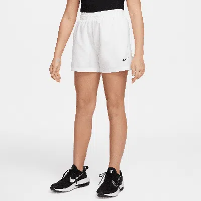 Nike Multi Big Kids' Dri-fit 4" Woven Shorts In White