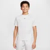 Nike Multi Big Kids' Dri-fit Short-sleeve Top In White