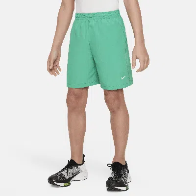 Nike Multi Big Kids' Dri-fit Training Shorts In Green