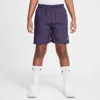 Nike Multi Big Kids' Dri-fit Training Shorts In Purple
