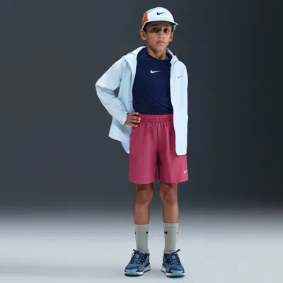 Nike Multi Big Kids' Dri-fit Training Shorts In Purple