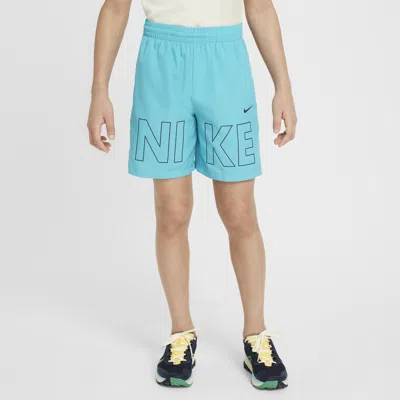 Nike Multi Big Kids' Woven Training Shorts In Yellow