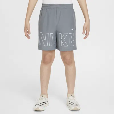 Nike Multi Big Kids' Woven Training Shorts In Gray