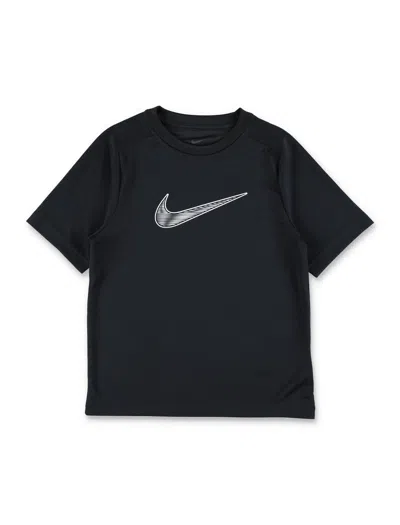 Nike Multi Dri-fit T-shirt For Active Kids In Black
