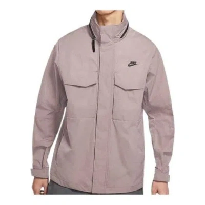 Nike Multi Pockets Zipped Jacket 'rose' In Purple