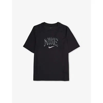 Nike Kids' Multi Refresh Jersey T-shirt In Black