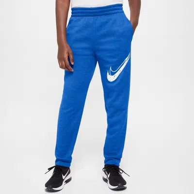 Nike Multi Stain Repel Big Kids' Therma-fit Jogger Pants In Blue