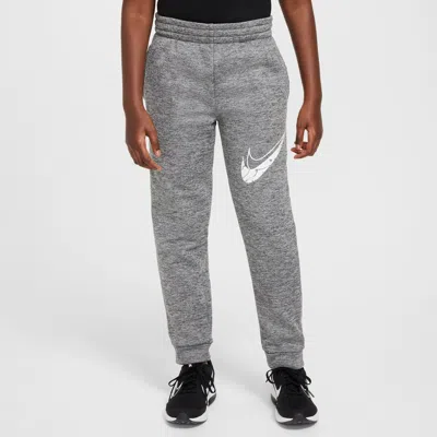 Nike Multi Stain Repel Big Kids' Therma-fit Jogger Pants In Gray