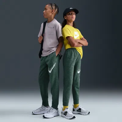 Nike Multi Stain Repel Big Kids' Therma-fit Jogger Pants In Green
