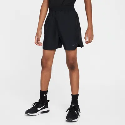 Nike Multi Tech Big Kids' Dri-fit Woven Shorts In Black