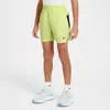 Nike Multi Tech Big Kids' Dri-fit Woven Shorts In Yellow