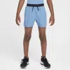 Nike Multi Tech Easyon Big Kids' (boys') Dri-fit Training Shorts In Blue