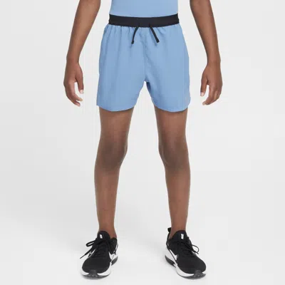 Nike Multi Tech Easyon Big Kids' (boys') Dri-fit Training Shorts In Blue