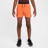 Nike Multi Tech Easyon Big Kids' (boys') Dri-fit Training Shorts In Orange