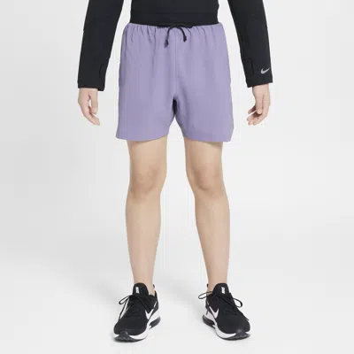 Nike Multi Tech Easyon Big Kids' (boys') Dri-fit Training Shorts In Purple