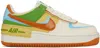 Nike Multicolor Air Force 1 Shadow Sneakers In Coconut Milk/monarch