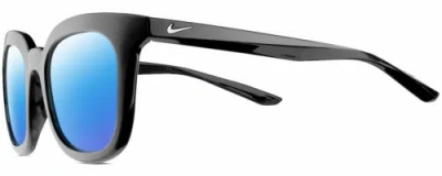 Pre-owned Nike Myriad-p-cw4720-010 Womens Polarized Sunglasses Black Silver 52mm 4 Options In Blue Mirror Polar