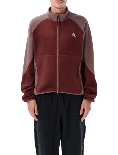 Nike Acg Wolf Tree Full-zip Jacket In Brown