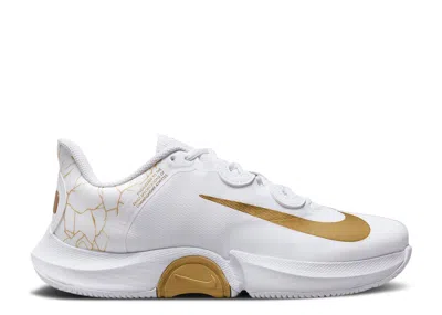 Nike Naomi Osaka X Wmns Court Air Zoom Gp Turbo 'white Metallic Gold'