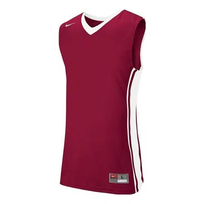 Nike National Varsity Stock Jersey In Burgundy