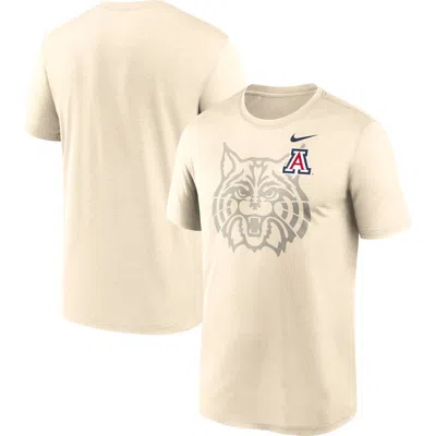 Nike Natural Arizona Wildcats Campus Shadow Legend Performance T-shirt In Neutral