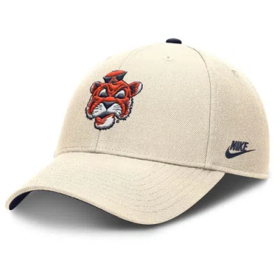 Nike Natural Auburn Tigers Rise Legacy Dri-fit Adjustable Hat In Brown