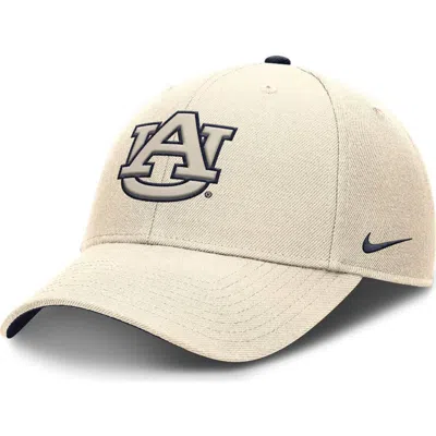Nike Natural Auburn Tigers Rise Primetime Dri-fit Trucker Adjustable Hat In Brown