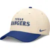 Nike Texas Rangers Statement Rise Swoosh  Men's Dri-fit Mlb Hat In Neutral