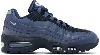Nike Navy Air Max 95 Big Bubble Sneakers In Blue