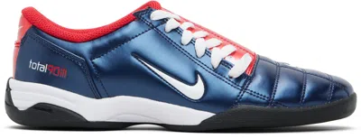 Nike Navy & Red Total 90 Sneakers In Multi