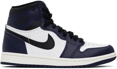 Nike Air Jordan 1 Retro High Og Sneakers Midnight Navy In Blue