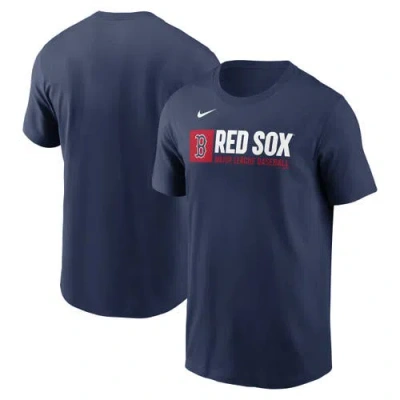 Nike Navy Boston Red Sox Team Block T-shirt