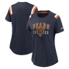 Nike Navy Chicago Bears Historic Slub Fashion T-shirt In Burgundy