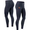Nike Black Washington Commanders Primetime Epic Fast Performance Leggings In Blue