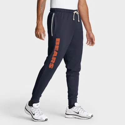 Nike Navy Chicago Bears Sideline Ground Game Performance Taper Pants In Blue