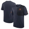 Nike Navy Chicago Bears Sideline Uv Performance Coach Shirt