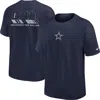 Nike Navy Dallas Cowboys Dominate The Game Essential Max90 T-shirt In Blue