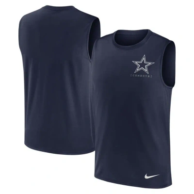 Nike Navy Dallas Cowboys Muscle Tank Top