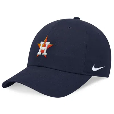 Nike Houston Astros Primetime Pro  Men's Dri-fit Mlb Adjustable Hat In Navy
