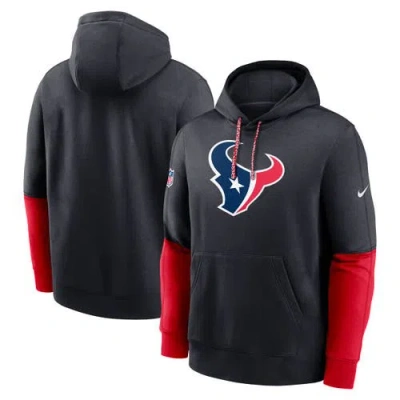 Nike Nfl Houston Texans Sideline Club Hoodie In Blue