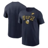 Nike Navy Michigan Wolverines Legacy Nickname T-shirt In Blue