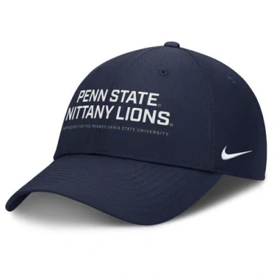 Nike Navy Penn State Nittany Lions 2025 On-field Gameday Club Adjustable Hat In Blue