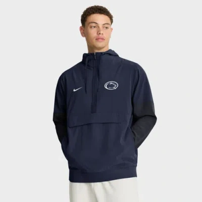 Nike Penn State Anorak  Men's College 1/2-zip Hooded Jacket In Blue